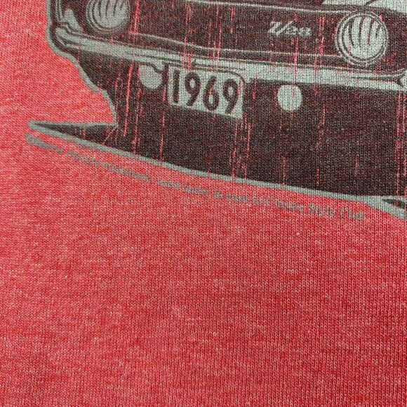 ALM by FOURBRO MENS Z/28 RED RETRO TSHIRT LARGE 1969 Camaro Classic Cars - Picture 5 of 10